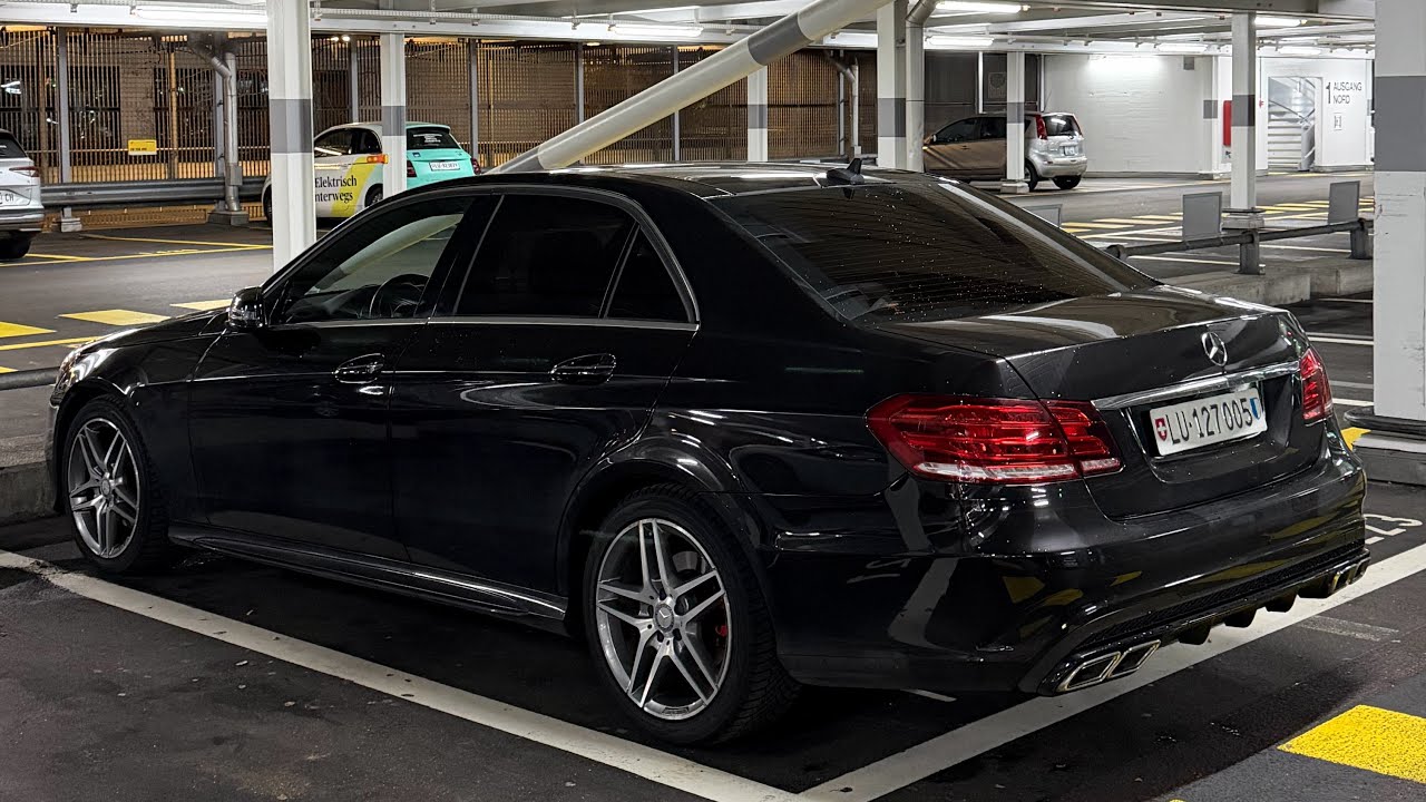 POV W212 ON SWISS STREETS IN THE NIGHT | POV MERCEDES E350