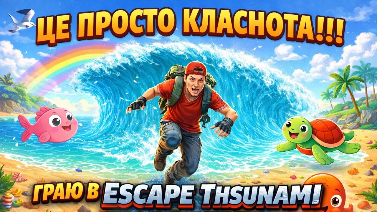 ЦЕ ПРОСТО КЛАСНОТА!!! ГРАЮ В ESCAPE THSUNAMI FOR BRAINROT!!!!!!!