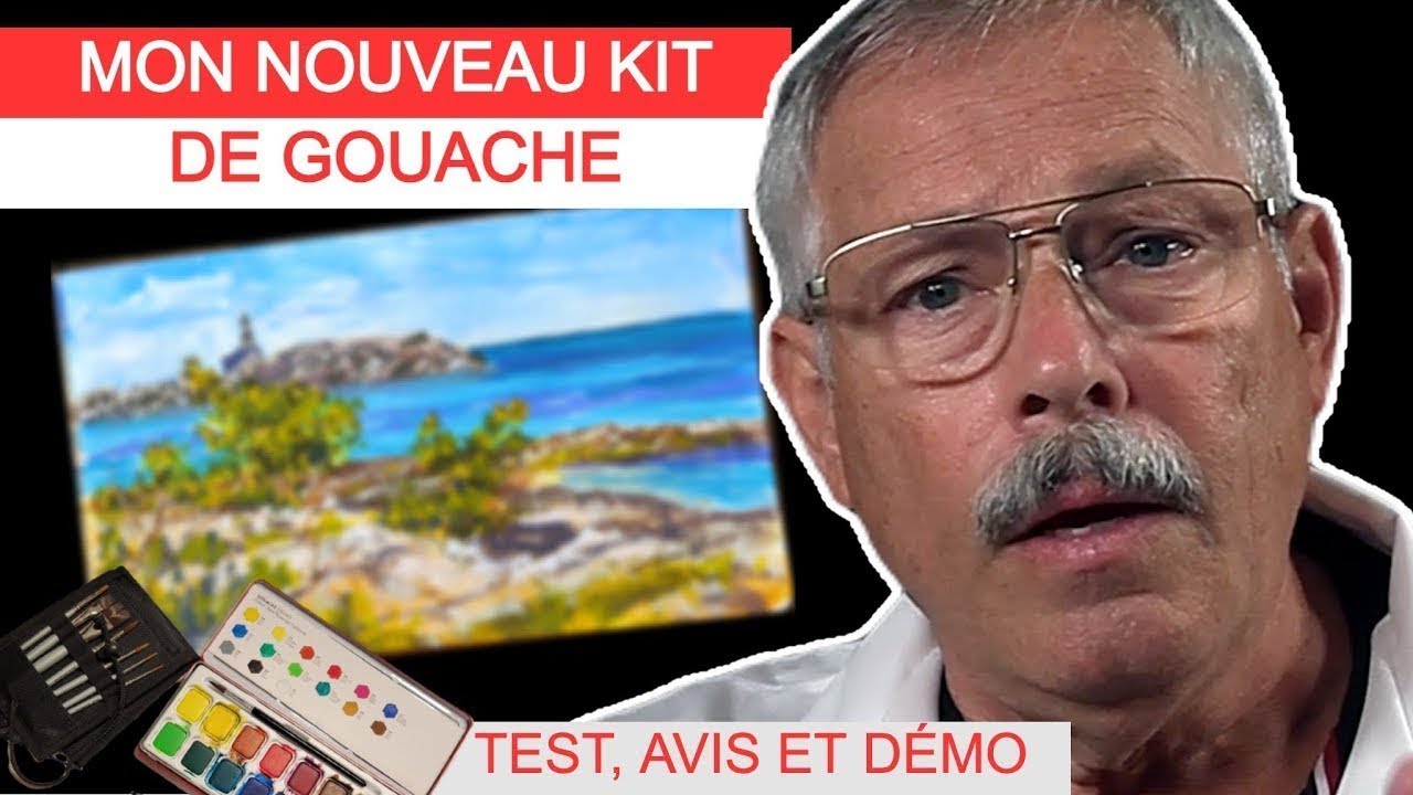 Je teste mon nouveau kit de gouache en extérieur ! Milone Academy