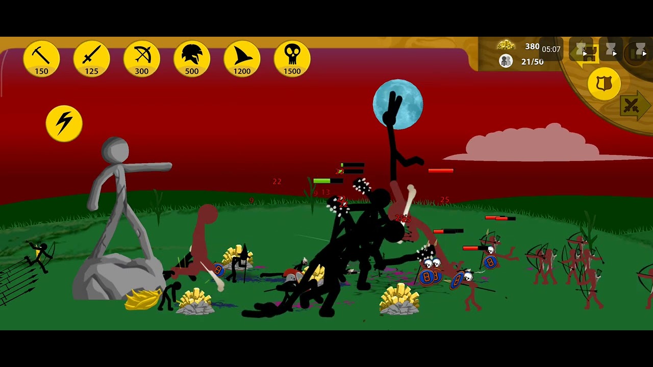 Playing stick war