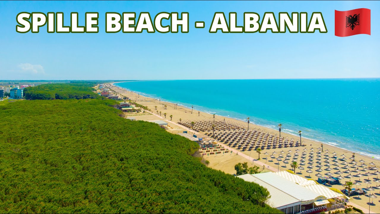 Plazhi i Spilles, Kavaje - Spille Beach, Albania - 4K BY DRONE 2020