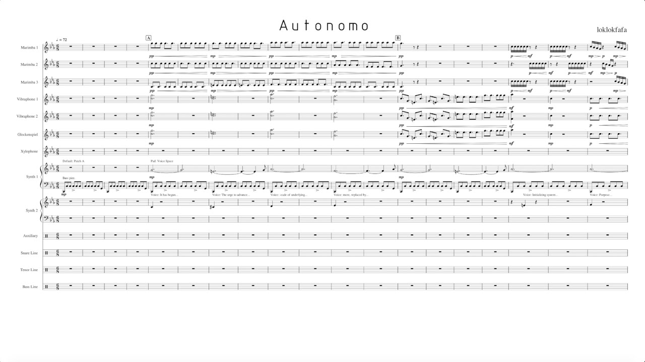 Autonomo | Indoor Drumline Show