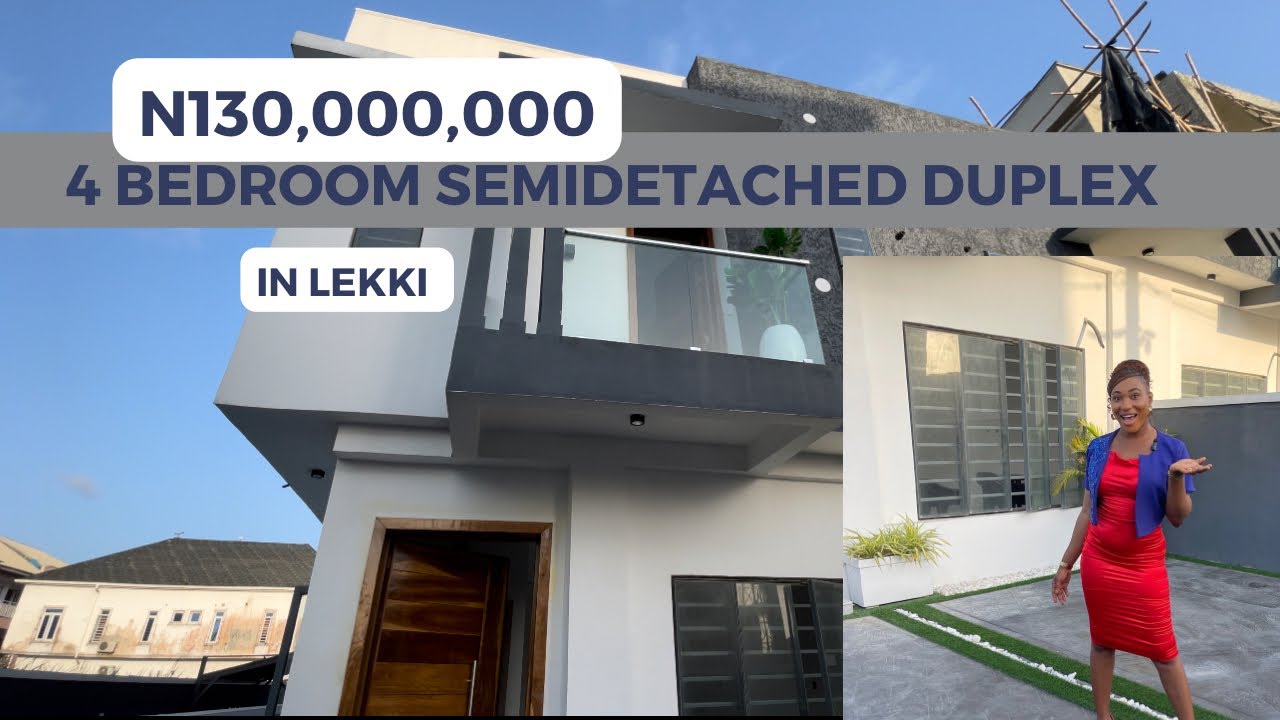 Most Affordable 4 Bedroom Semidetached Duplexe in Ologolo, lekki, Lagos Nigeria