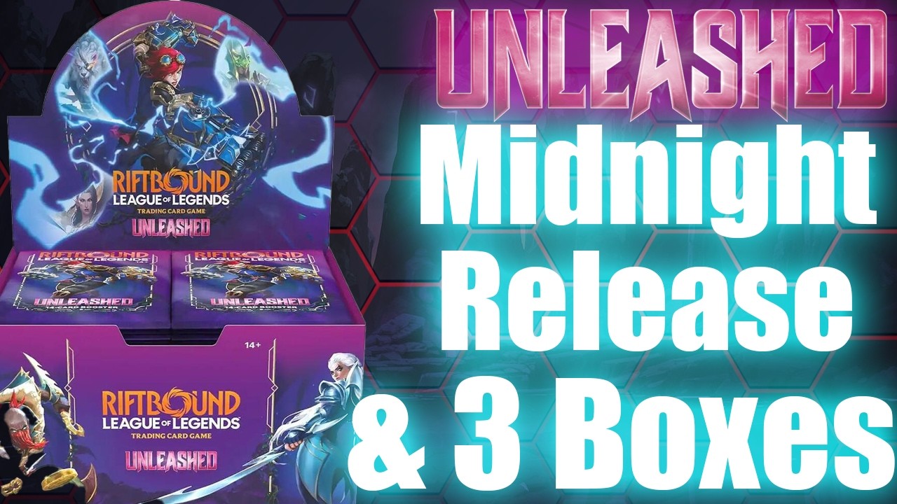 UNLEASHED Midnight Release & 3 Box Opening | Pulls & LGS Experience | Riftbound