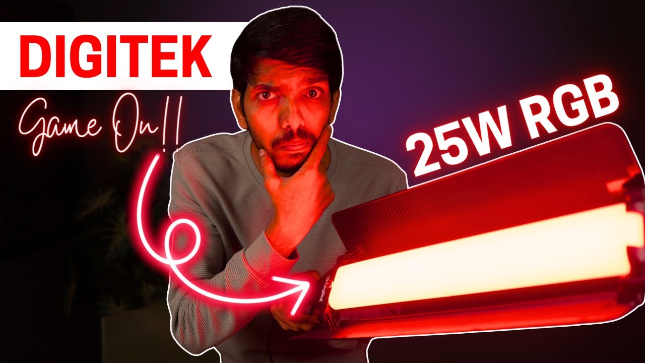 Digitek DSL 25W RGB Unboxing & Review - Best Budget LED Lights for Video, YouTube & Photography