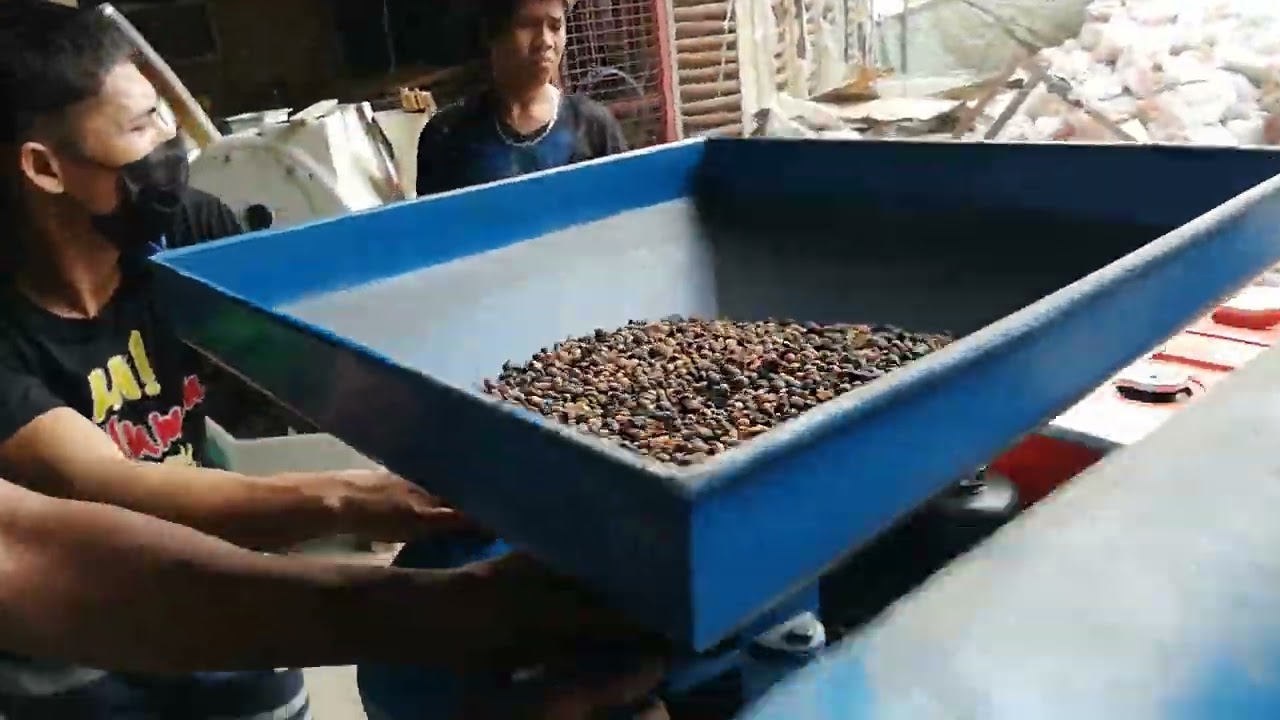 Coffee De Huller Model #4 Demonstration