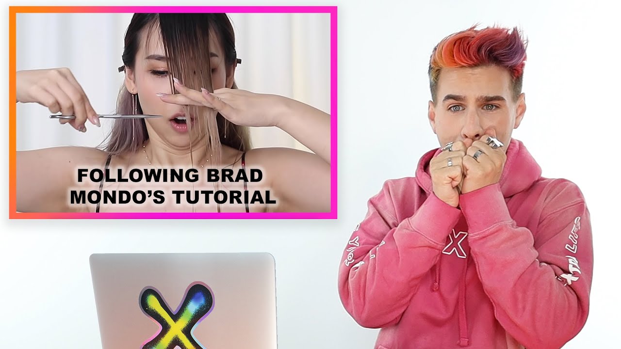 Hairdresser Reacts To People Following My Bang Cutting Tutorial