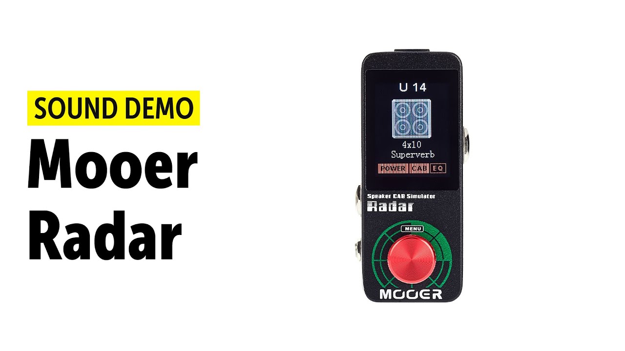 Mooer Radar Sound Demo (no talking)