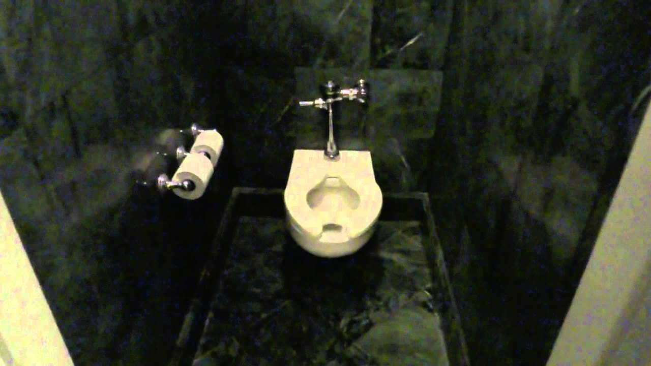Bathroom Tour: American Standard Toilet and Urinal Ritz Carlton Hotel Clayton MO