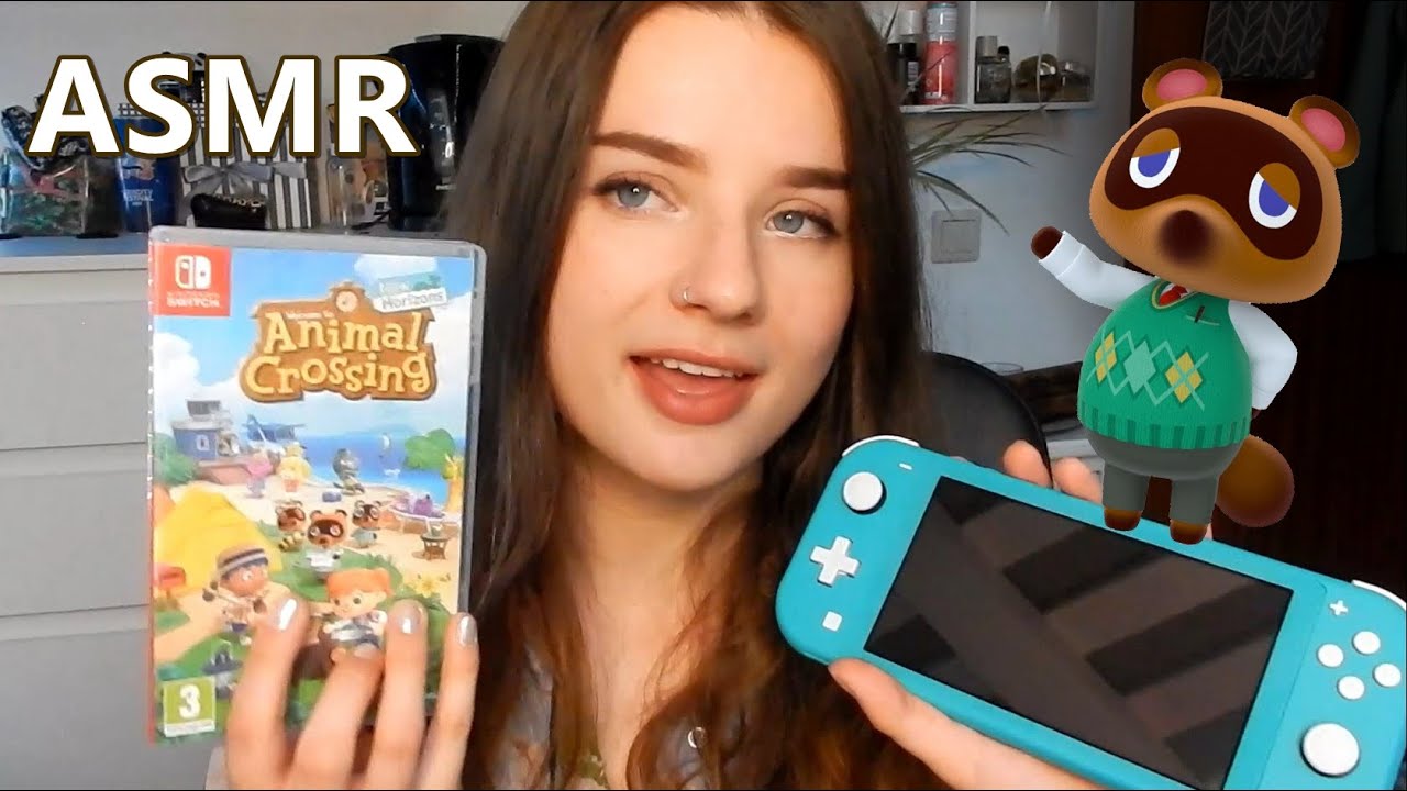 ASMR 🎮 Nintendo Switch Lite & Animal Crossing Unboxing!!! (Soft Spoken)