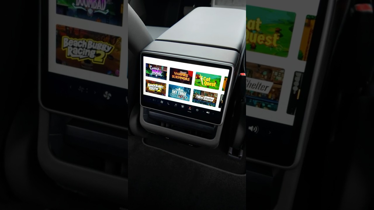 The rear screen in the model 3 was a surprise. It feels premium for a car that starts under $40,000.