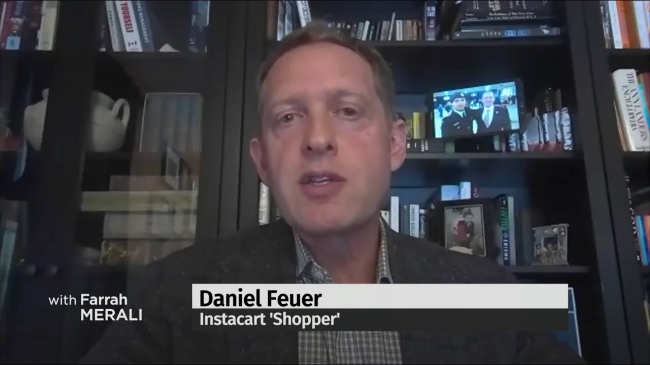 CBC Toronto coverage of the Instacart Shopper strike, October 16th 2021.