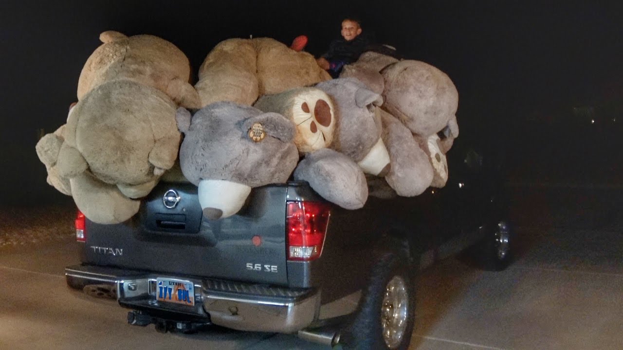 Filled our house with World's Largest Teddy Bears!