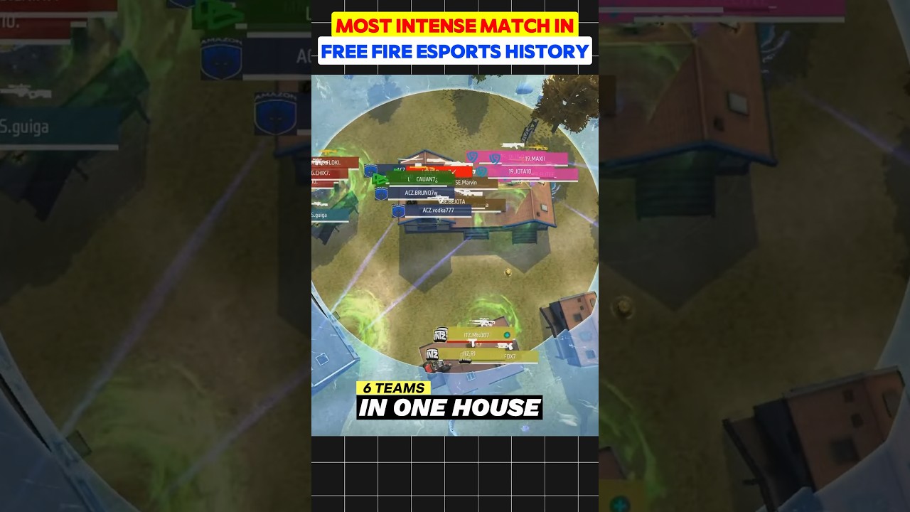 MOST INTENSE MATCH IN FREE FIRE ESPORTS HISTORY😱🔥 DAY 3 #shorts #shortsfeed #vivia #trending