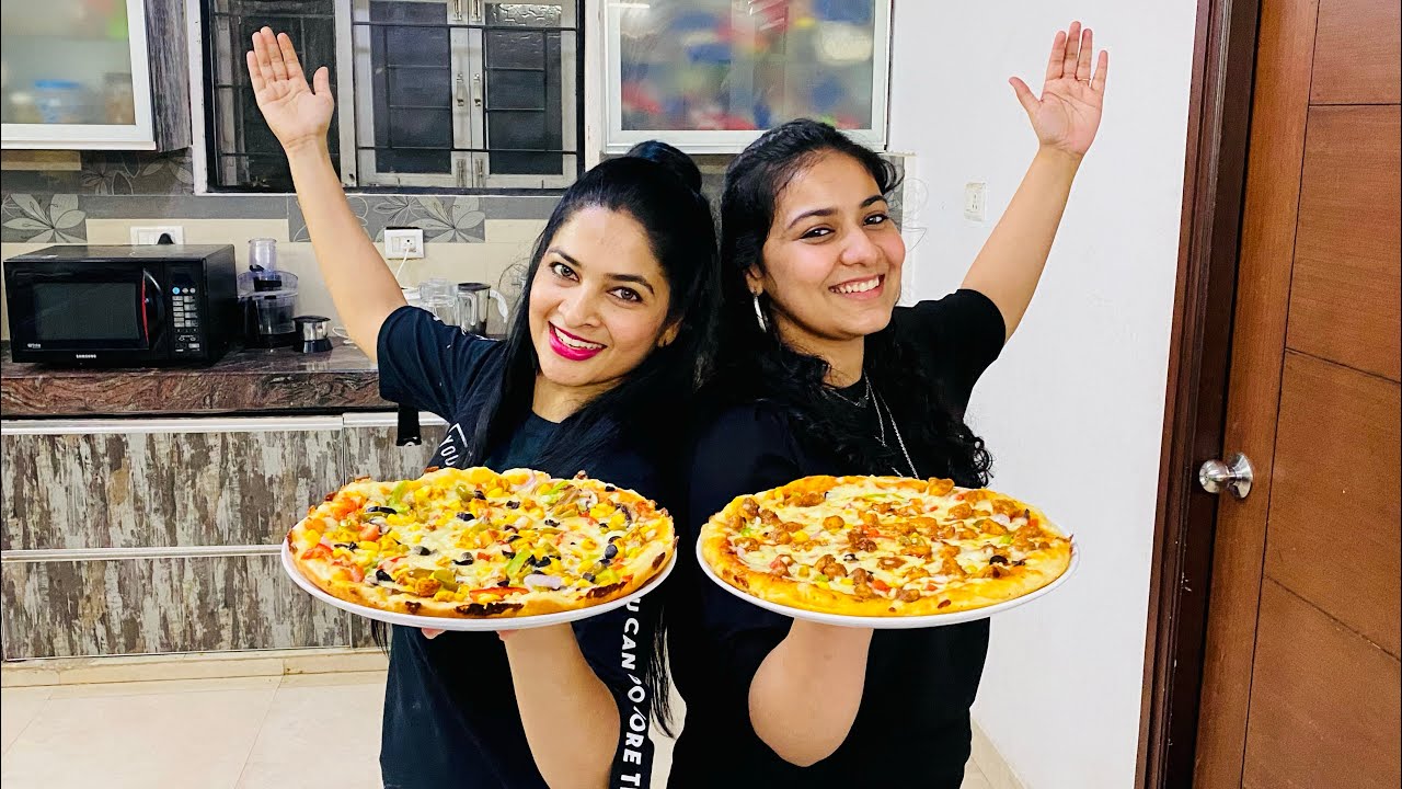 SivaMadhu Family’s Pizza Mania || Pizza Recipe || home made pizza || Pizza sauce