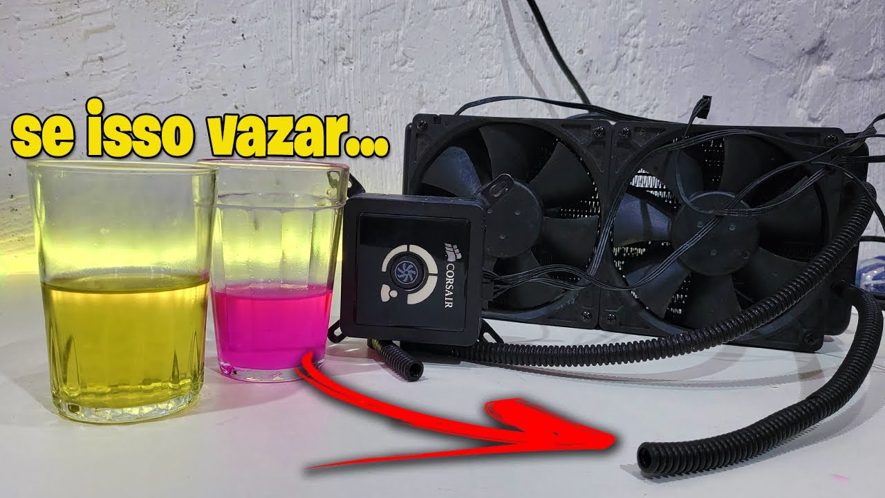 ABRIMOS O WATERCOOLER E OLHA SÓ O QUE TINHA DENTRO, SE VAZAR SERÁ QUE QUEIMA ? (EXPERIÊNCIA)