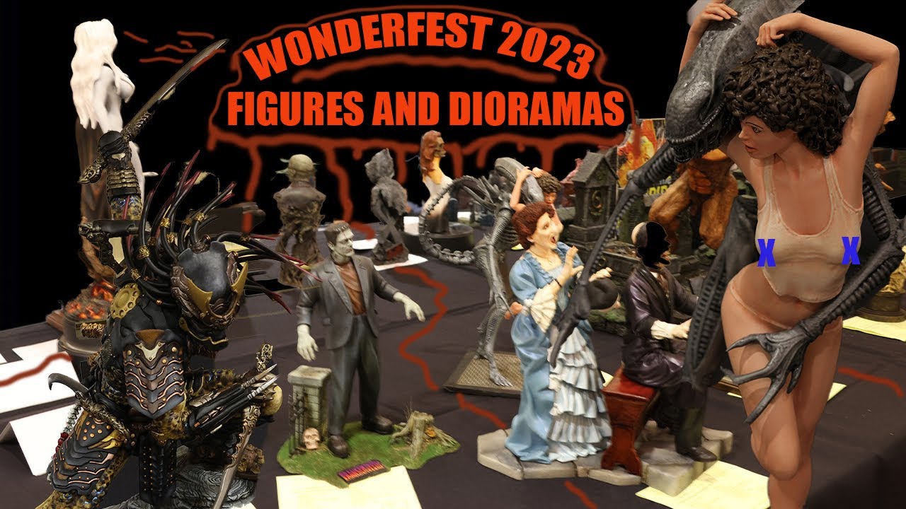 wonderfest 2023 figures and dioramas