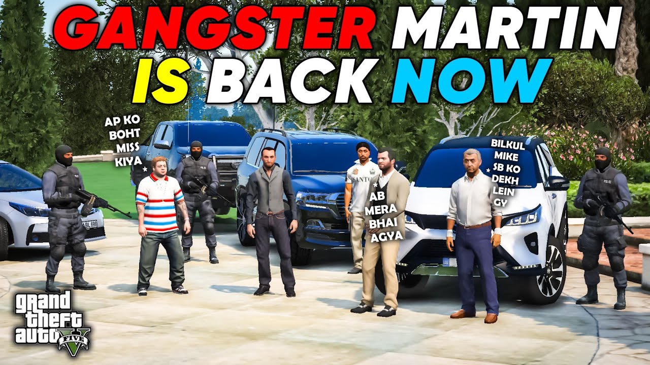 GANGSTER MARTIN IS HERE | BOIZZ BACK IN GAME | GTA 5 | Real Life Mods #471 | URDU |