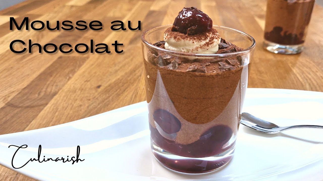 Super Foamy French Chocolate Mousse  Without Whipped Cream (adapted recipe of Conticini's)