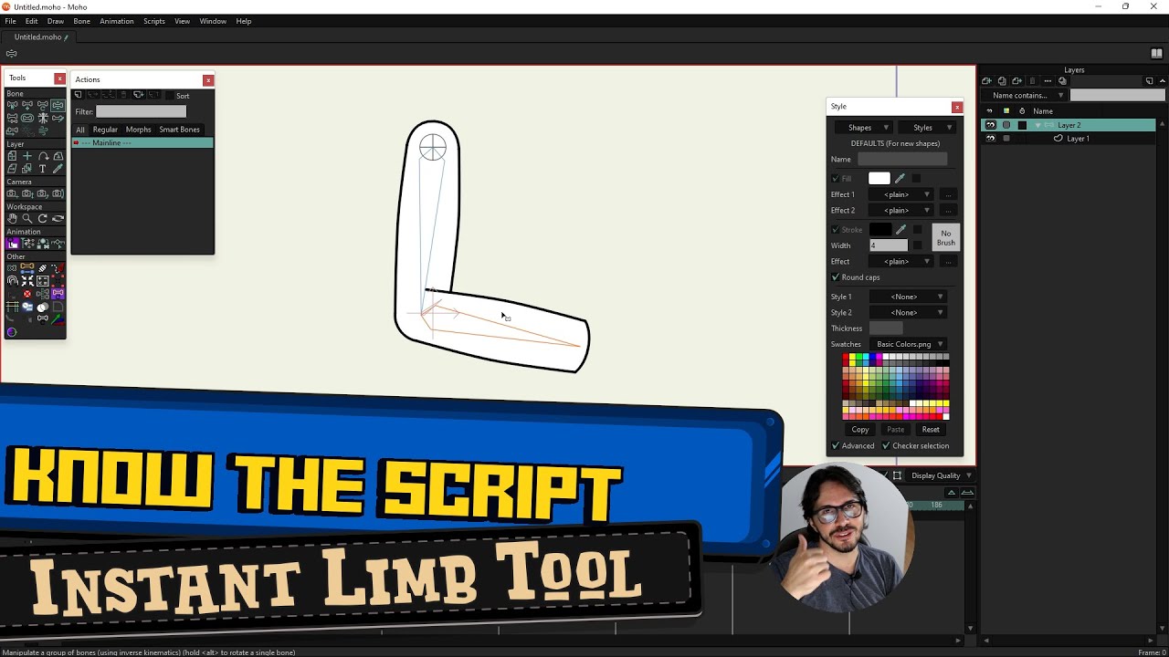 Instant Limb Tool | Moho Pro Script