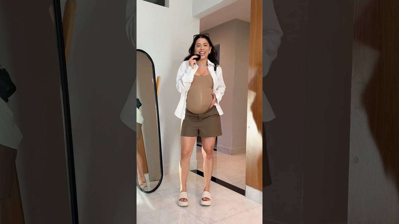 Uma gravidinha super premium ✨ #look #gravida #shortsvideo