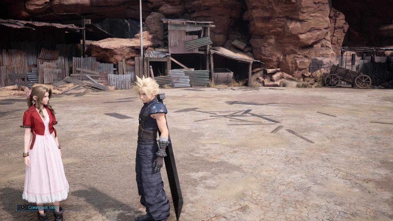 FINAL FANTASY VII REMAKE Fighting Against Rude