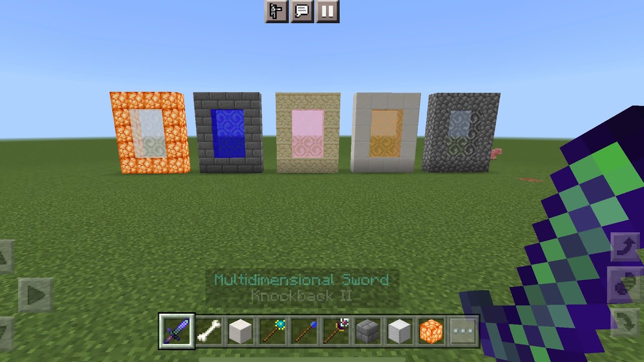 Multidimension Addon in Minecraft PE
