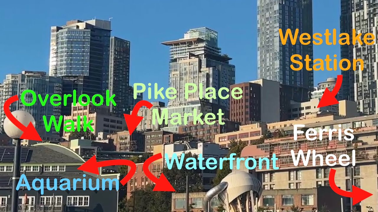 How to get to Pike Place, Aquarium, & Wheel from Westlake Station