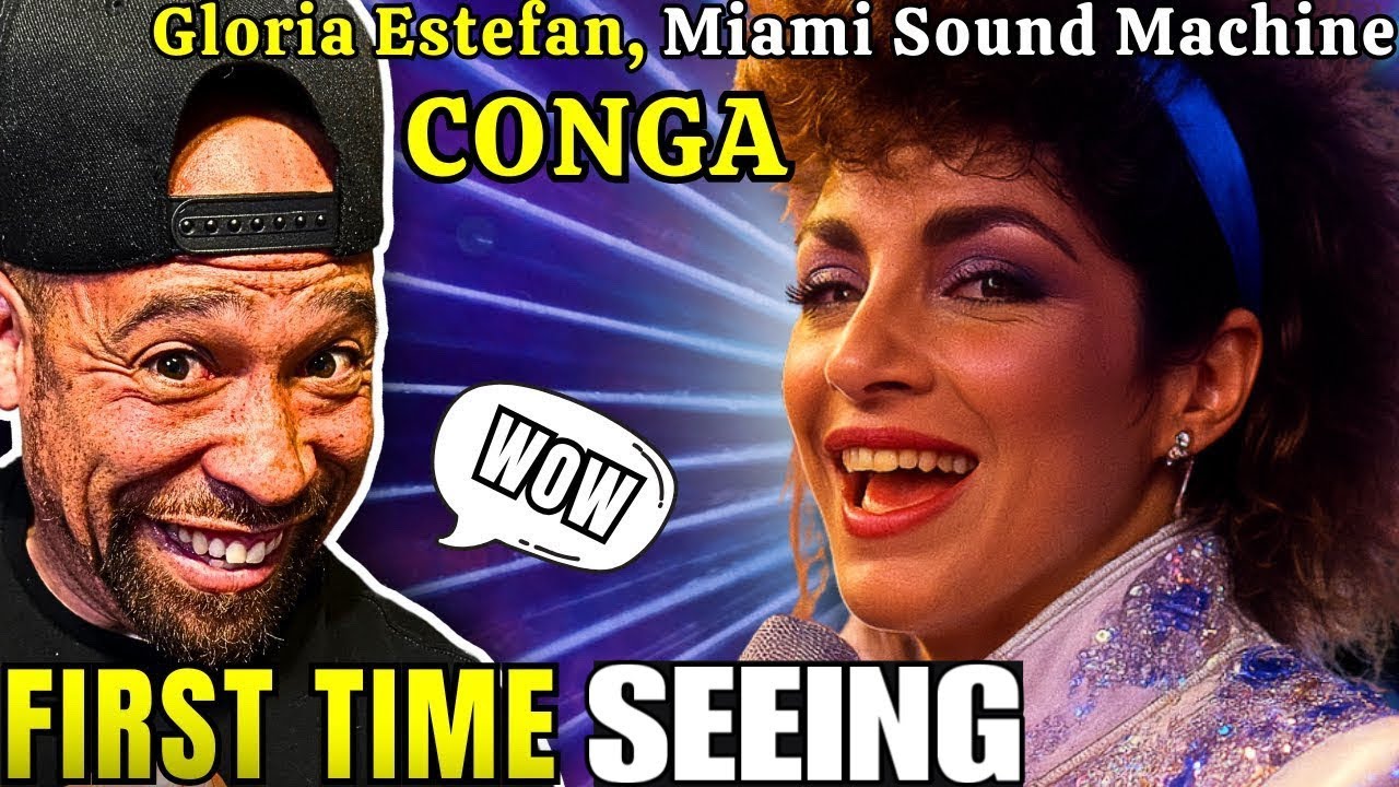 FIRST time SEEING Gloria Estefan, Miami Sound Machine - Conga! They SNAPPED...