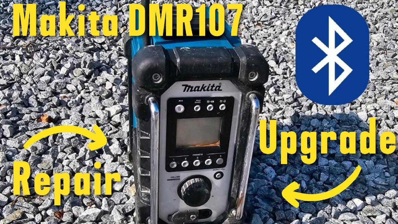 Makita DMR107 Radio Reparatur und Bluetooth Upgrade