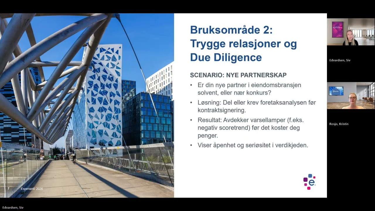 Experian Norge - Få full kontroll med en Foretaksanalyse