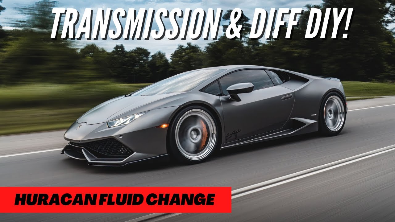 Замена трансмиссионной и дифференциальной жидкости в Huracan ***Сделай сам***