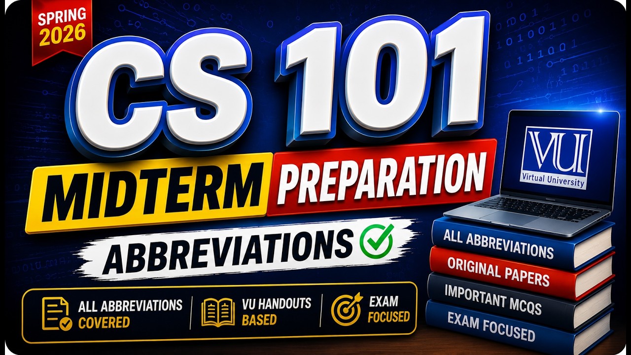 CS 101 Midterm Paper Preparation 2026 | CS 101 Midterm Preparation 2026