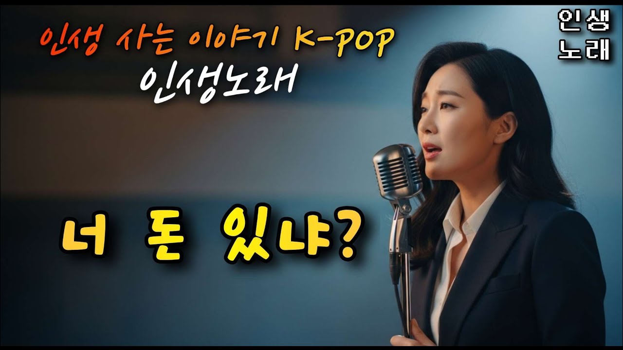 K-pop. .인생노래.  (너 돈 있냐 ?) 이세상 을 살아가는 모든 이들의 마음을 노래합니다. #인생노래. .#k-pop. #감성음악. #눈물나는노래 