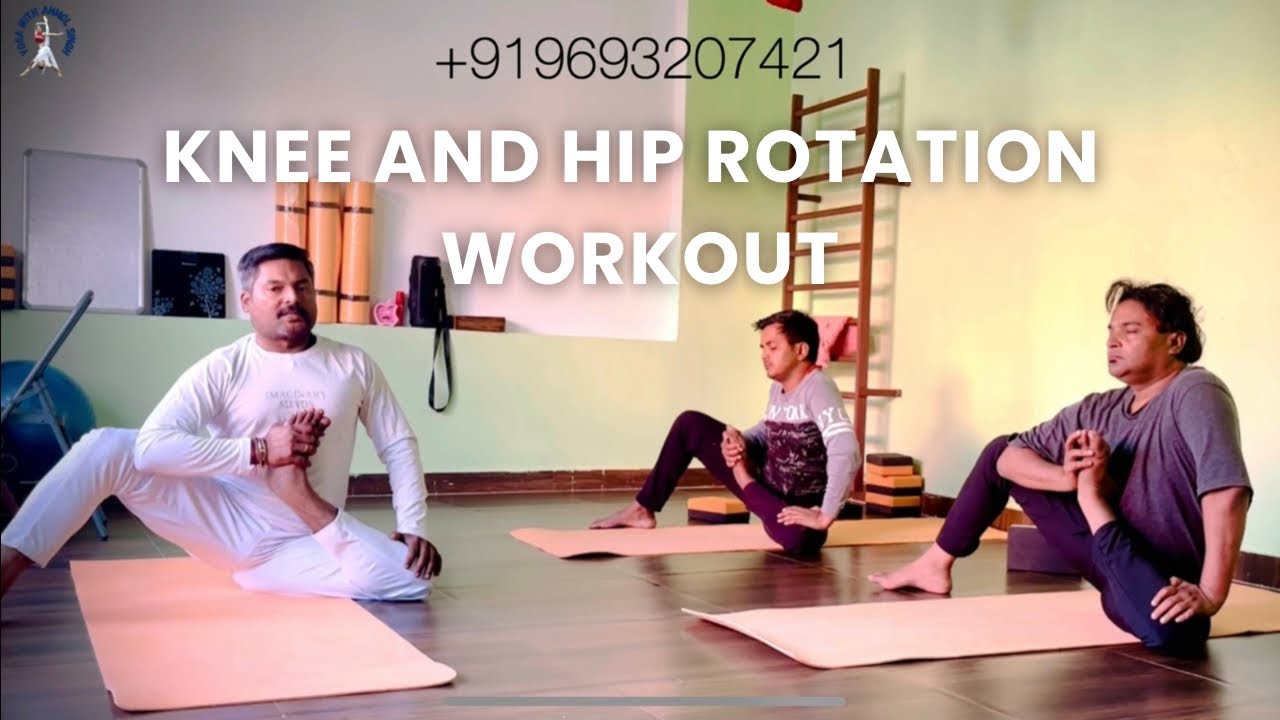 Knee And Hip Twisting Yoga Practice | Ek Pad Sirsasana #anmolsingh #yoga #hathayoga #kneemobility