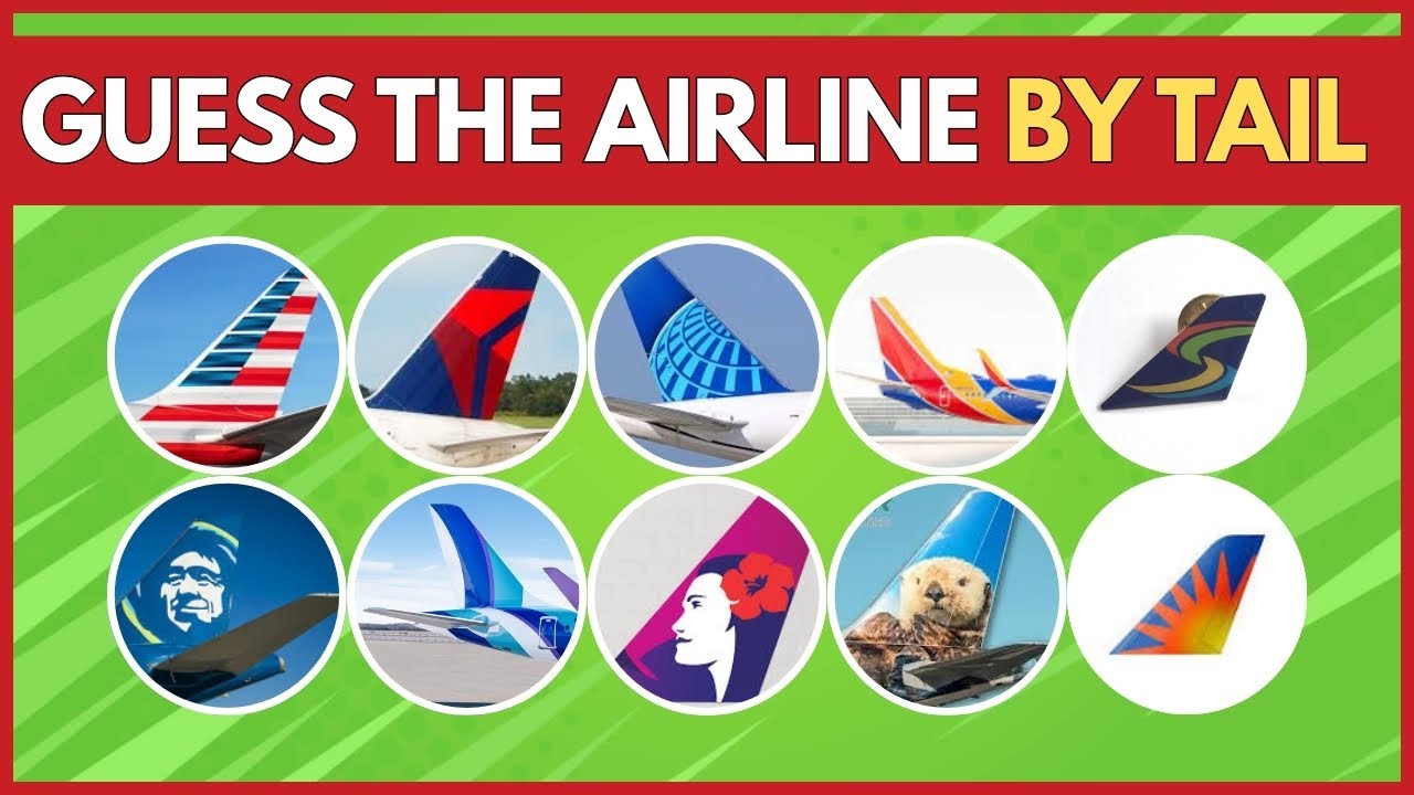 Guess the Airline by Tail (American Edition) @Quiz Plane