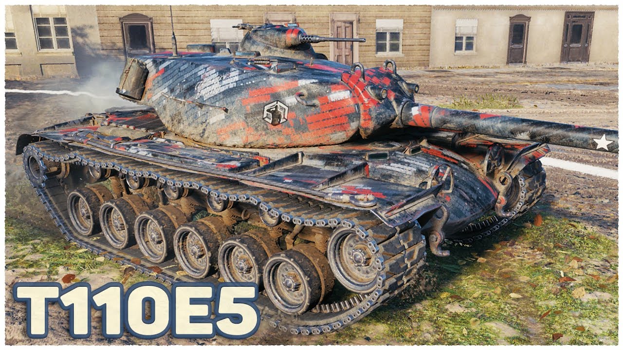 T110E5 &bull; 3 Marks of Excellence &bull; WoT Gameplay