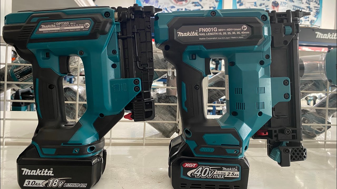 Makita DPT353 18v LXT  VS  FN001G 40V XGT