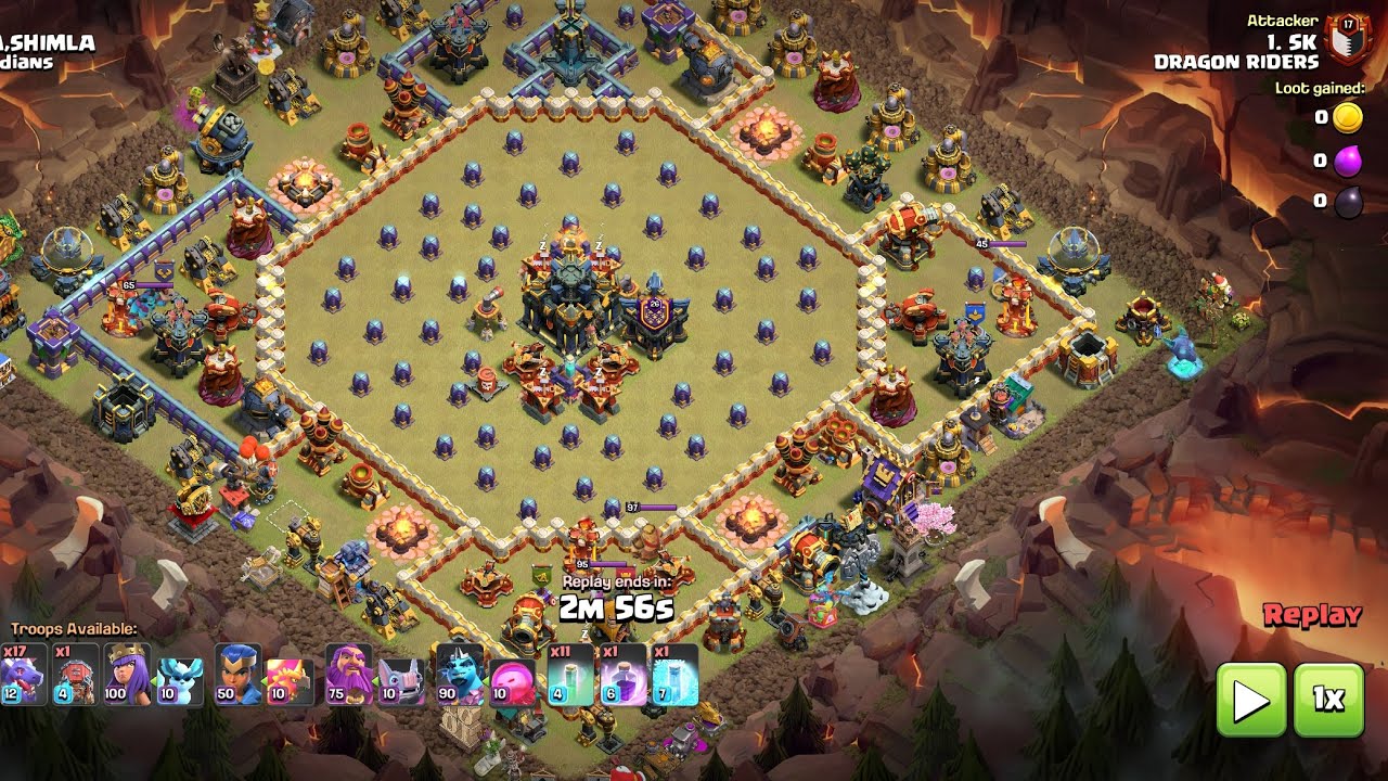 Easily Three Stars on Th17 Center Bases | Clash Of Clans | Supercell 