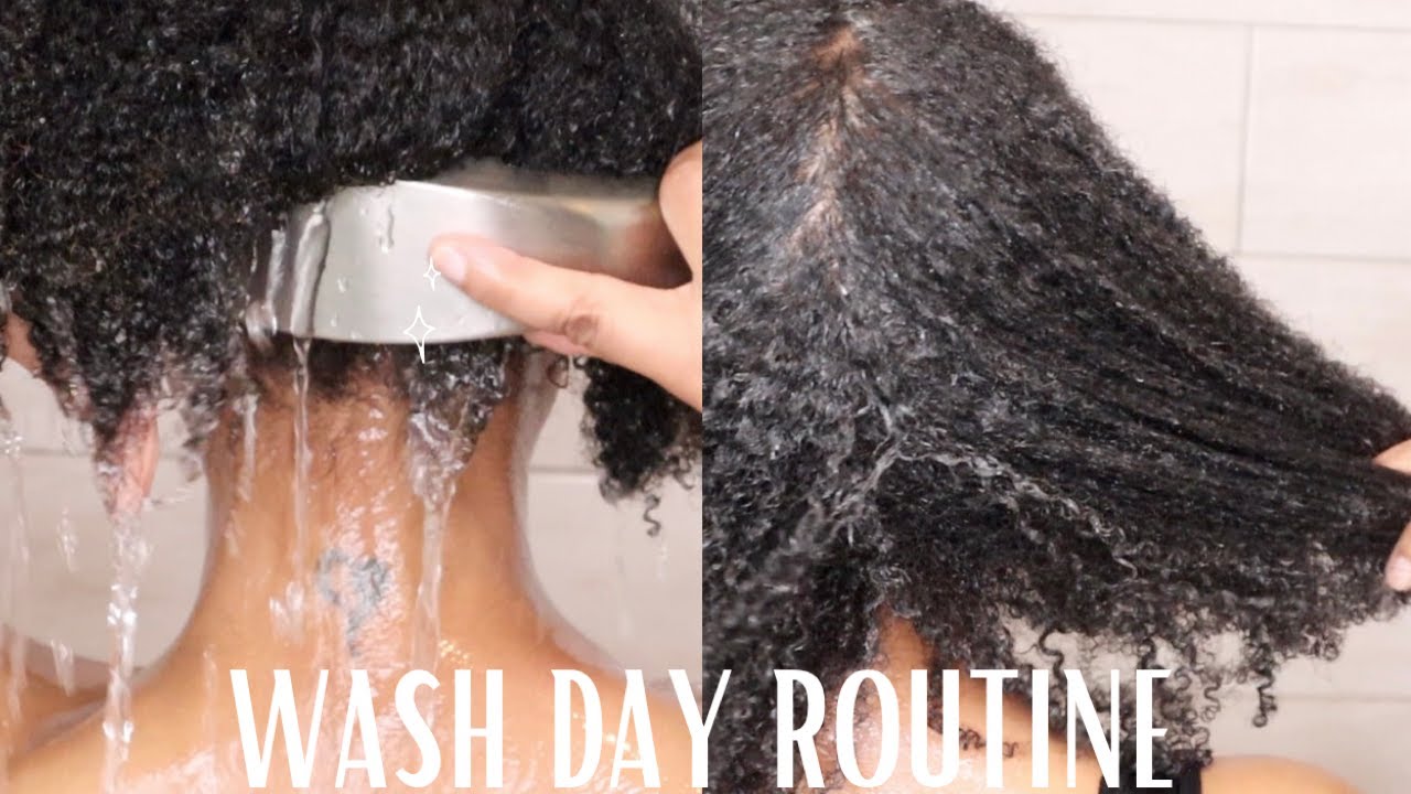 Wash Day Routine on Dry Natural Hair, USING 3 PRODUCTS #naturalhair #natural #healthyhair