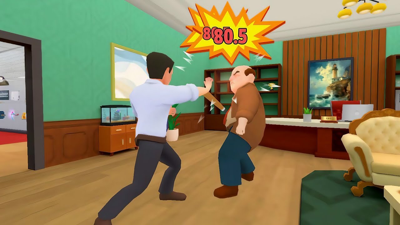Beating the Boss - part 2 - The Office Prankster Full Gameplay - Office Simulator Full Walkthrough
