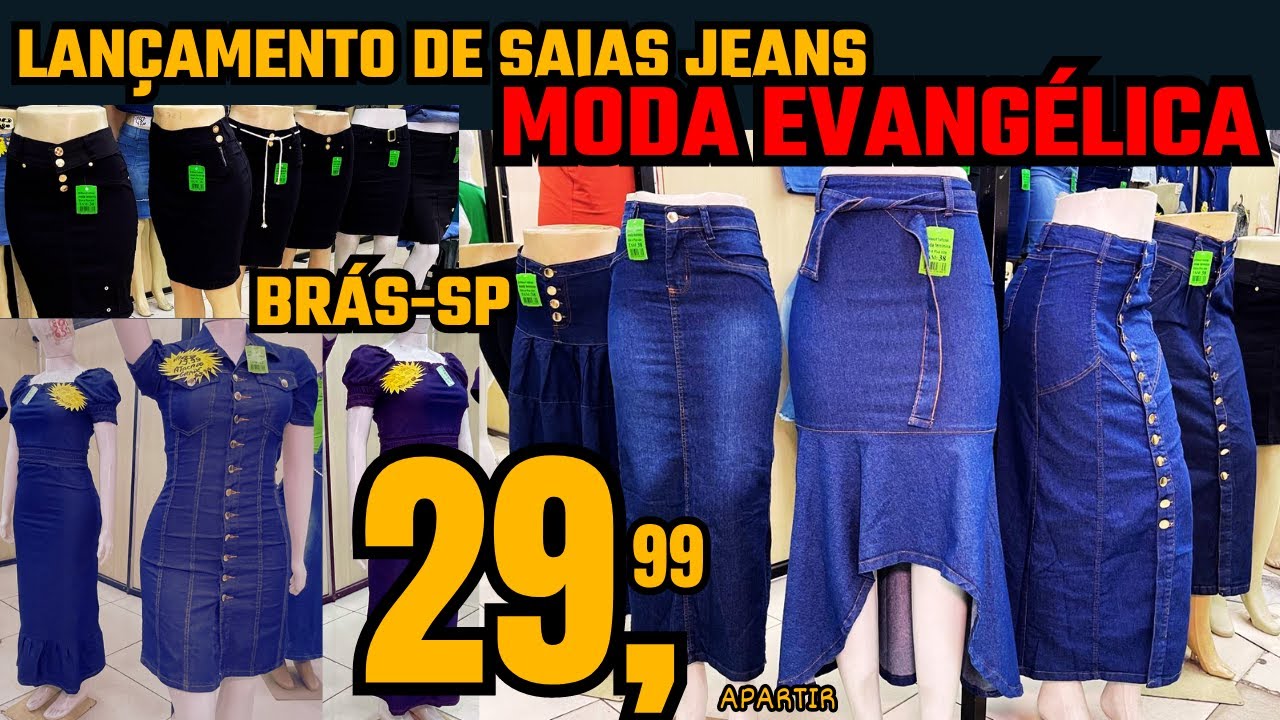 SAIAS JEANS MODA EVANGÉLICA ATÉ O PLUS SIZE BRÁS- SP