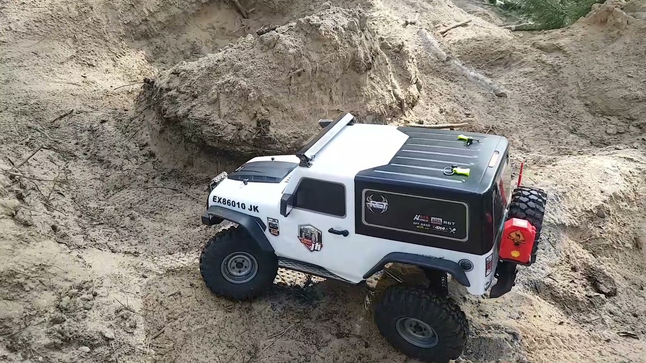 Defender trx4 i rgt ex86010 jk w akcji.