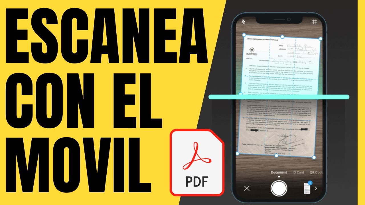 COMO ESCANEAR DOCUMENTOS EN PDF DESDE EL MOVIL 2025 | ESCANEA RAPIDO Y FACIL CON EL CELULAR