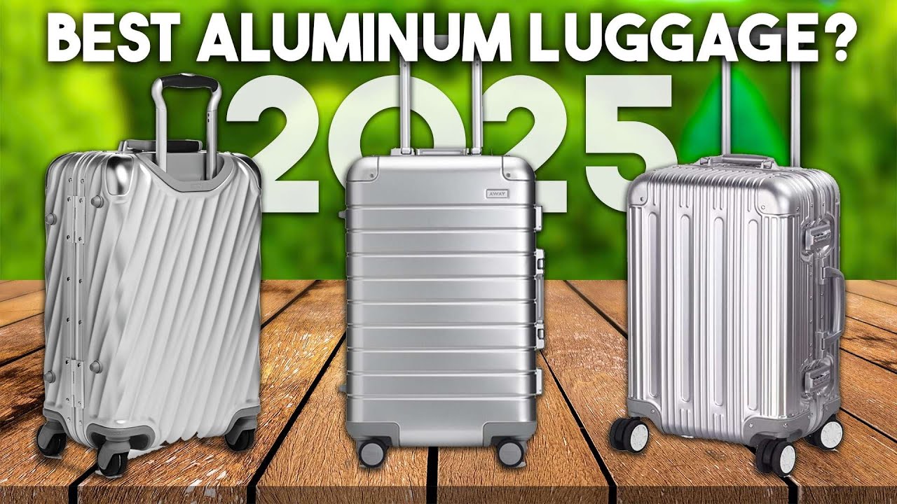 6 Best Aluminum Luggage 2025 ( TRAVELKING Vs LEVEL8 Vs Rimowa )