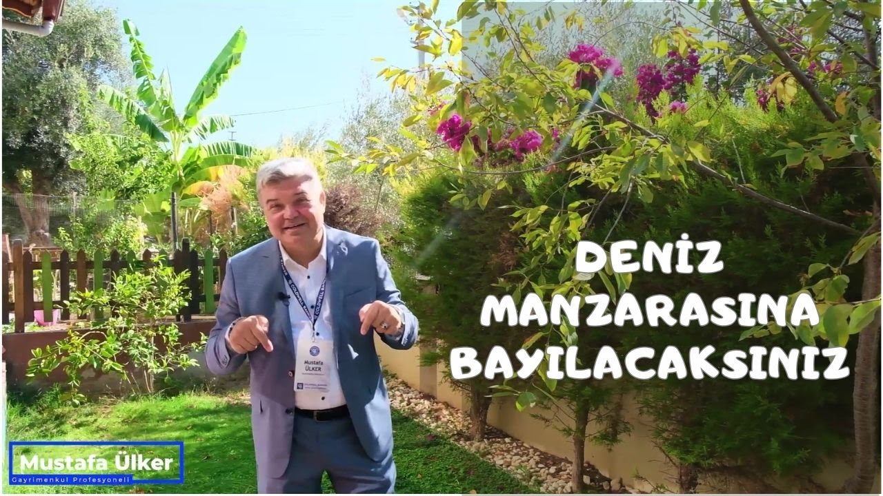 URLA 'DA SATILIK VİLLA - DENİZ MANZARASINA BAYILACAKSINIZ - SİZ BUNA DEĞERSİNİZ