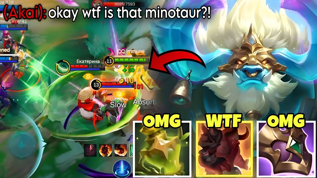 Minotaur but my ULT deletes the entire enemy team instantly (MOST ANNOYING BUILD EVER)