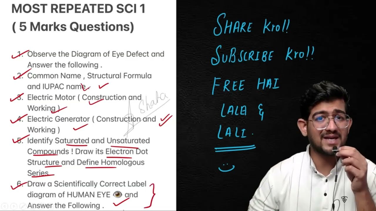 science 1 important questions class 10 2026 BOARDS EXAM | 10th science important questions 2026 |