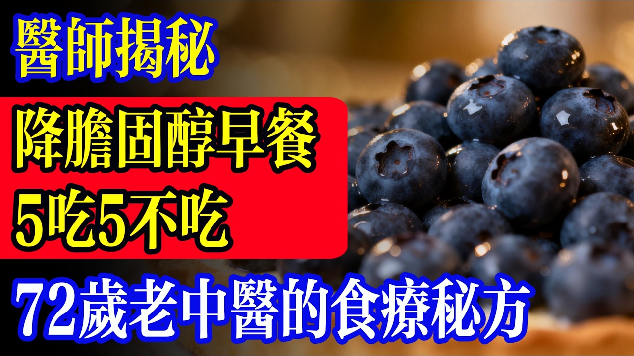 降膽固醇早餐5吃5不吃，膽固醇高吃什麼好? 這5樣神奇食物照著吃，把壞膽固醇徹底洗下來！