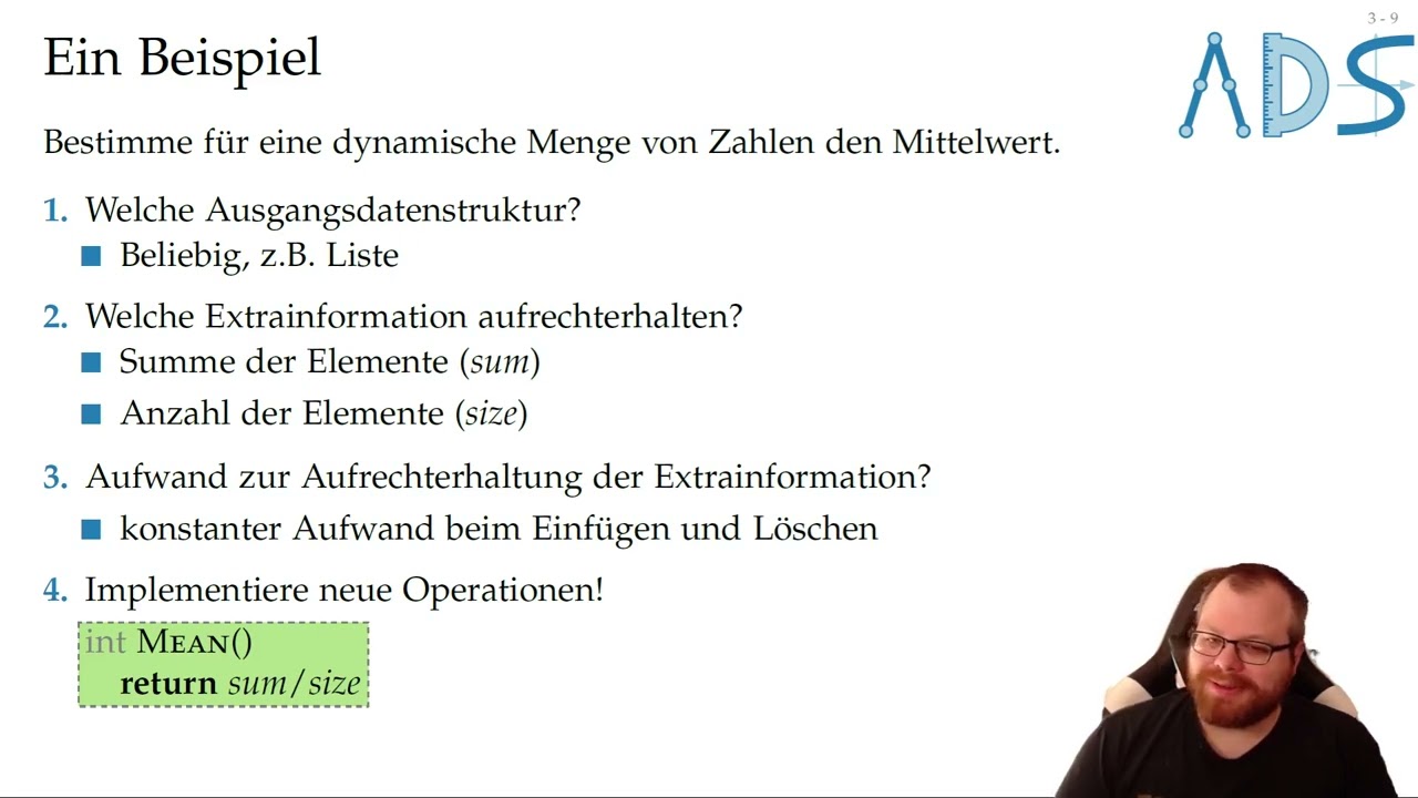 Augmentieren von Datenstrukturen | Algorithmen und Datenstrukturen - Vorlesung 15